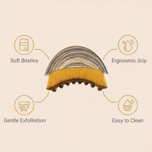 1/3/5Pcs Lymphatic Contour Face Guasha Scraping Chin Sculpting Tool Face Brush Drainage Massager Brushing Facial Massage