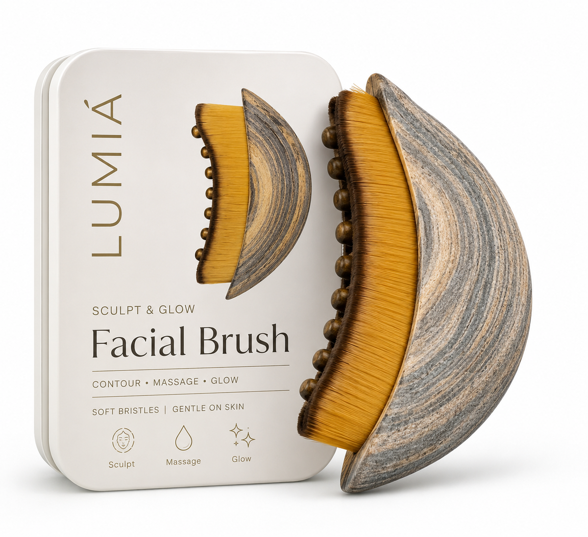 1/3/5Pcs Lymphatic Contour Face Guasha Scraping Chin Sculpting Tool Face Brush Drainage Massager Brushing Facial Massage